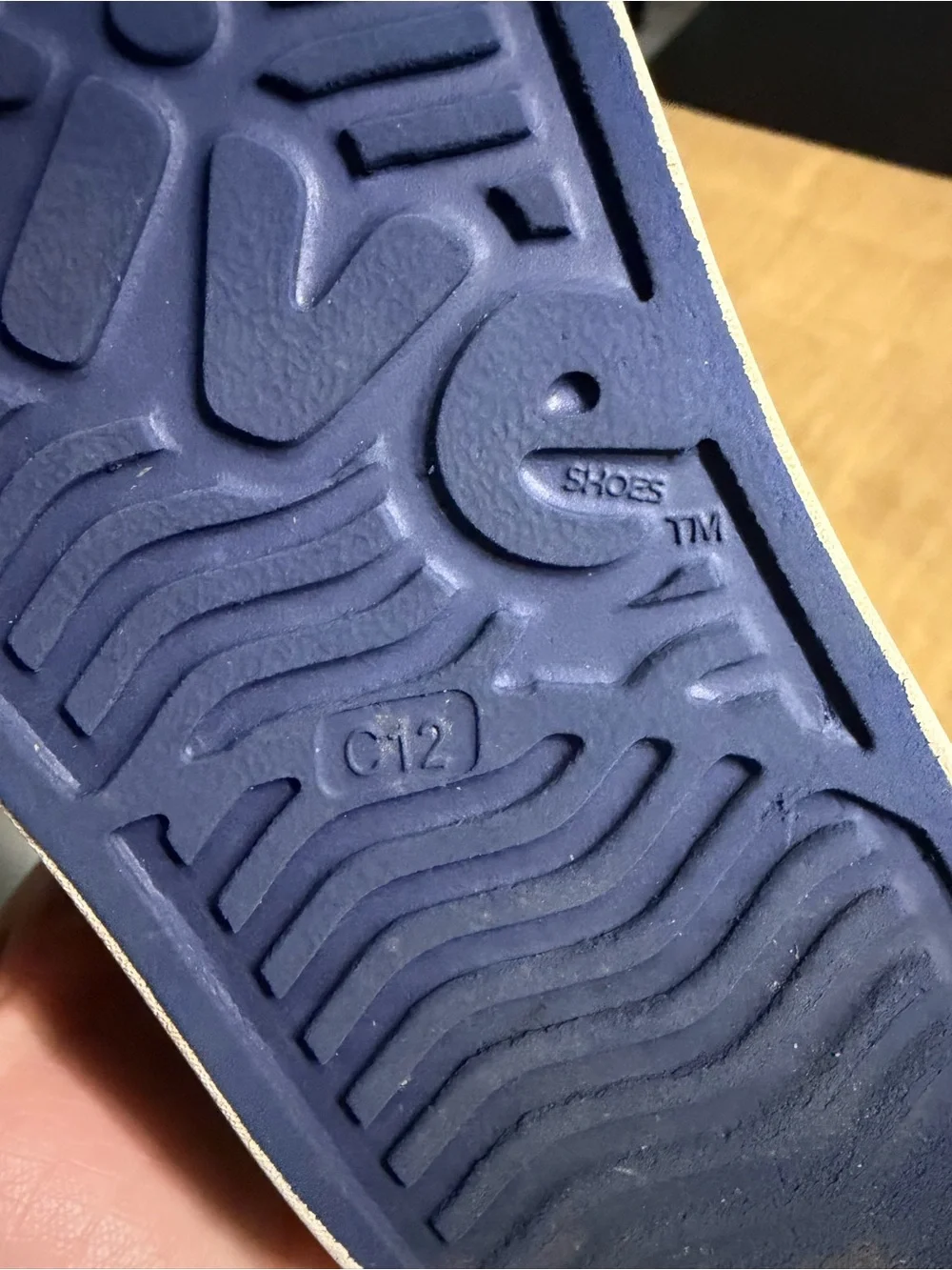 Native Kids Slip-On Water Shoes in Navy with White Toe